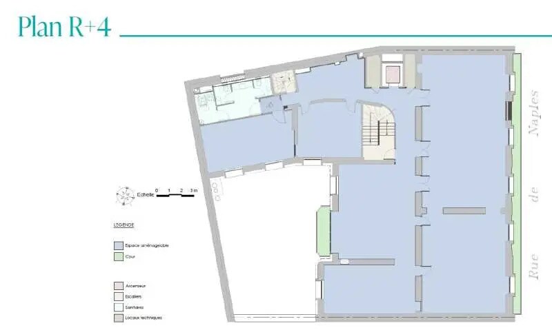 36 Rue De Naples, Paris en alquiler Plano de la planta- Imagen 1 de 2