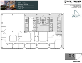 250 W Pratt St, Baltimore, MD en alquiler Plano de la planta- Imagen 1 de 1