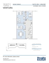 15821 Ventura Blvd, Encino, CA en alquiler Plano de la planta- Imagen 1 de 1