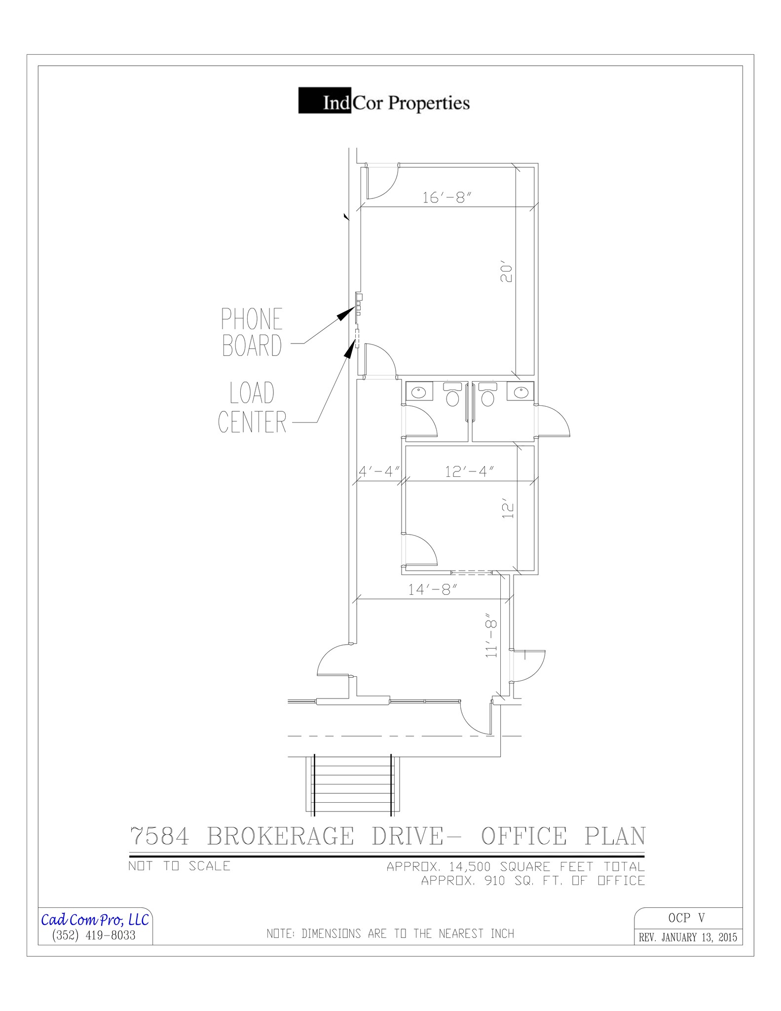 7550-7584 Brokerage Dr, Orlando, FL en alquiler Plano del sitio- Imagen 1 de 2