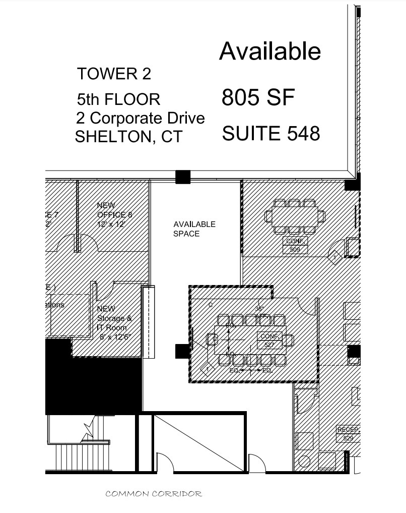 2 Corporate Dr, Shelton, CT en alquiler Plano de la planta- Imagen 1 de 1