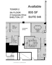 2 Corporate Dr, Shelton, CT en alquiler Plano de la planta- Imagen 1 de 1