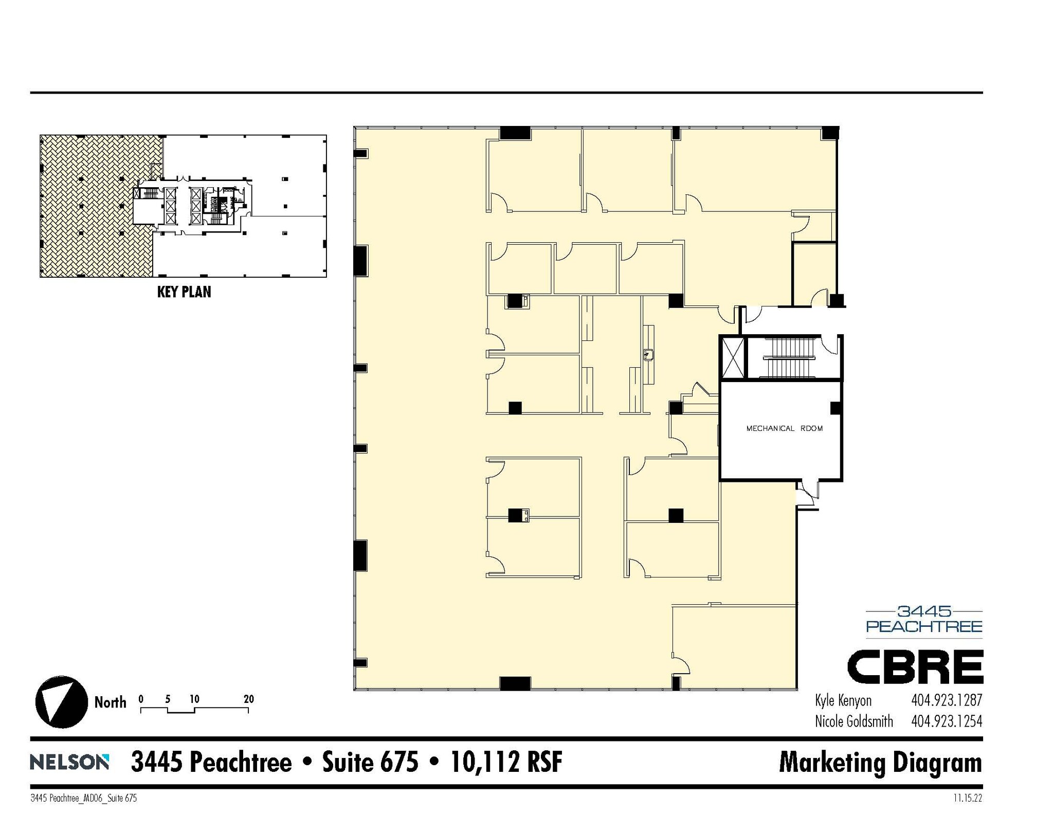 3445 Peachtree Rd NE, Atlanta, GA en alquiler Plano de la planta- Imagen 1 de 1