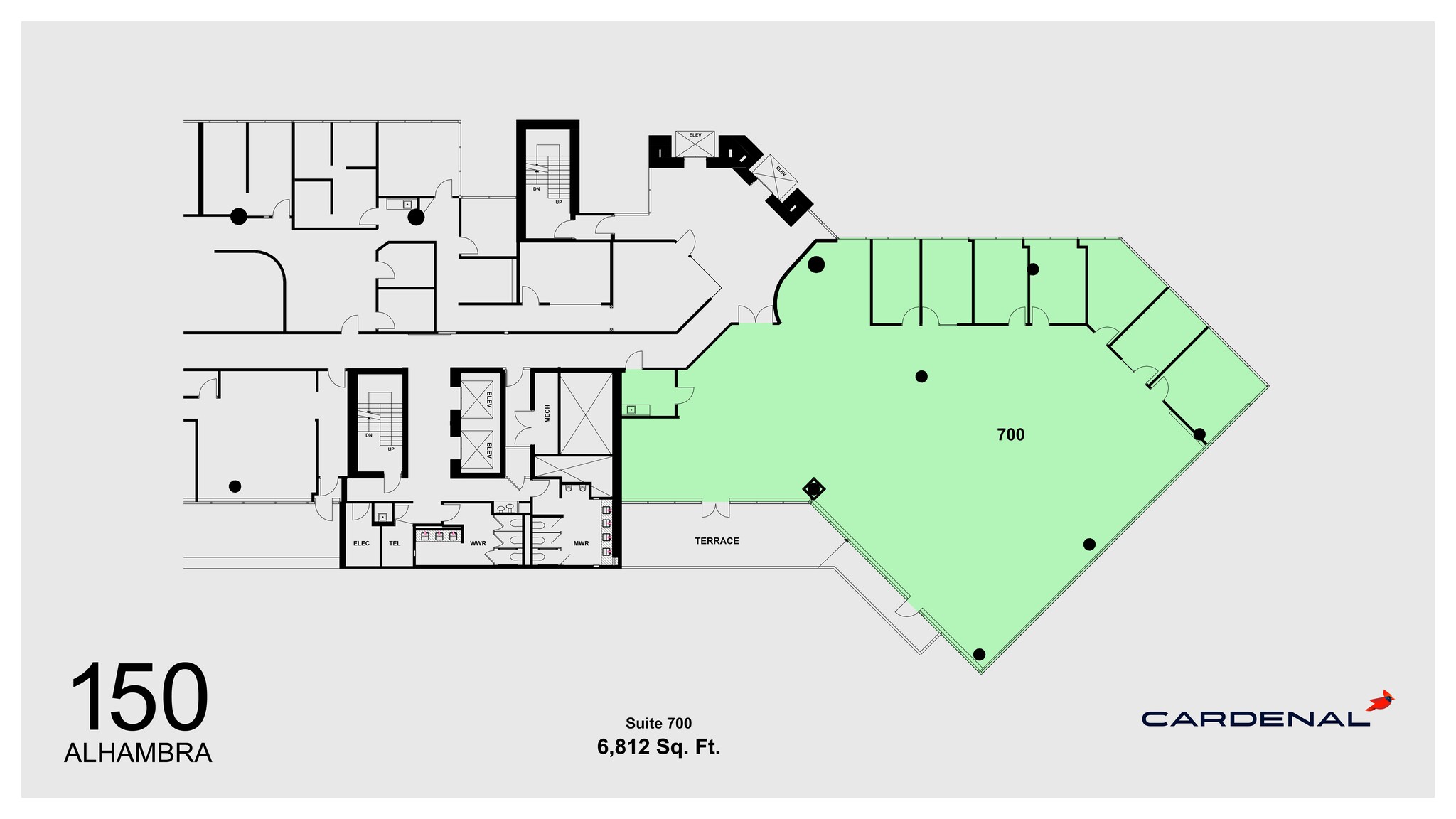 150 Alhambra Cir, Coral Gables, FL en alquiler Plano del sitio- Imagen 1 de 1