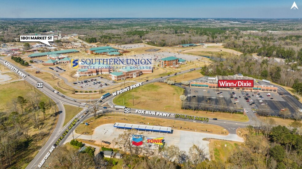 1801 Market St, Opelika, AL en alquiler - Foto del edificio - Imagen 3 de 6