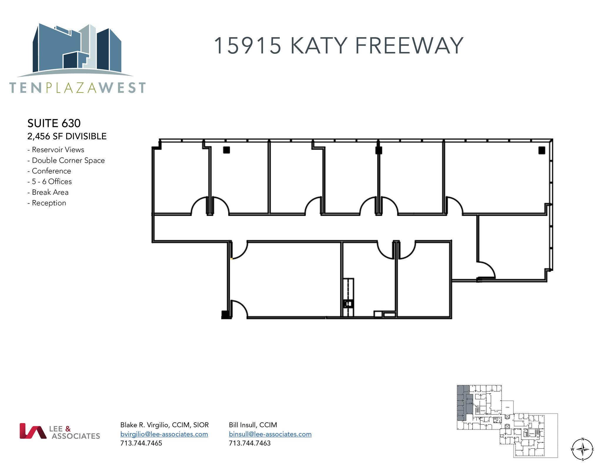 15915 Katy Fwy, Houston, TX en alquiler Plano de la planta- Imagen 1 de 1