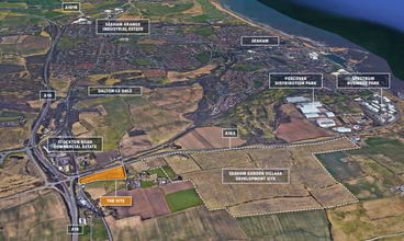 Land at West Farm, Cold Hesledon, DUR - VISTA AÉREA  vista de mapa