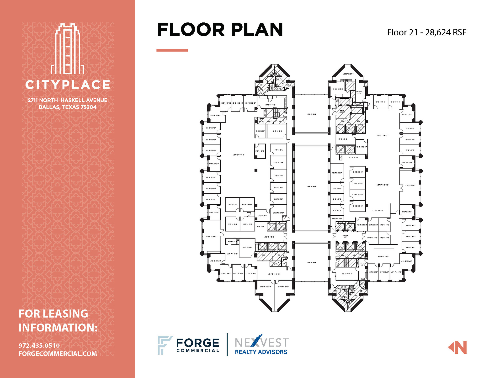 2711 N Haskell Ave, Dallas, TX en alquiler Plano de la planta- Imagen 1 de 1