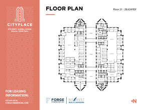 2711 N Haskell Ave, Dallas, TX en alquiler Plano de la planta- Imagen 1 de 1