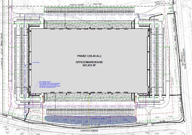 370 Logistics ave, Jeffersonville, IN en alquiler - Plano del sitio - Imagen 2 de 2