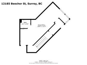 12185 Beecher St, White Rock, BC en alquiler Plano de la planta- Imagen 2 de 8