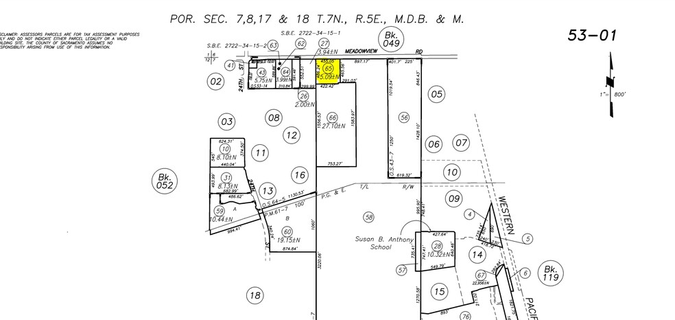 2800 Meadowview Rd, Sacramento, CA en alquiler - Plano de solar - Imagen 3 de 3