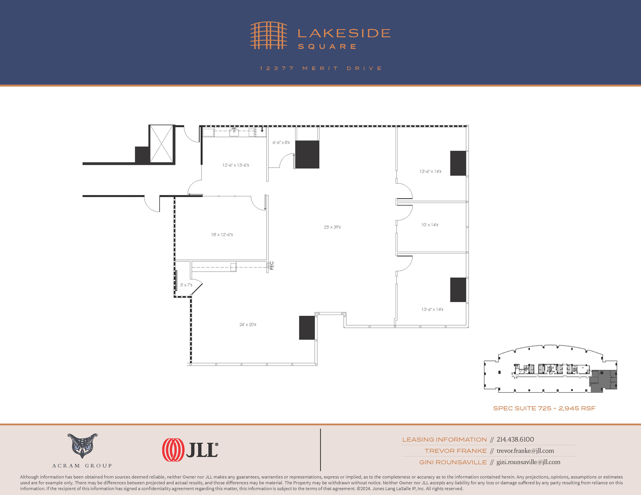 12377 Merit Dr, Dallas, TX en alquiler Plano de la planta- Imagen 1 de 1