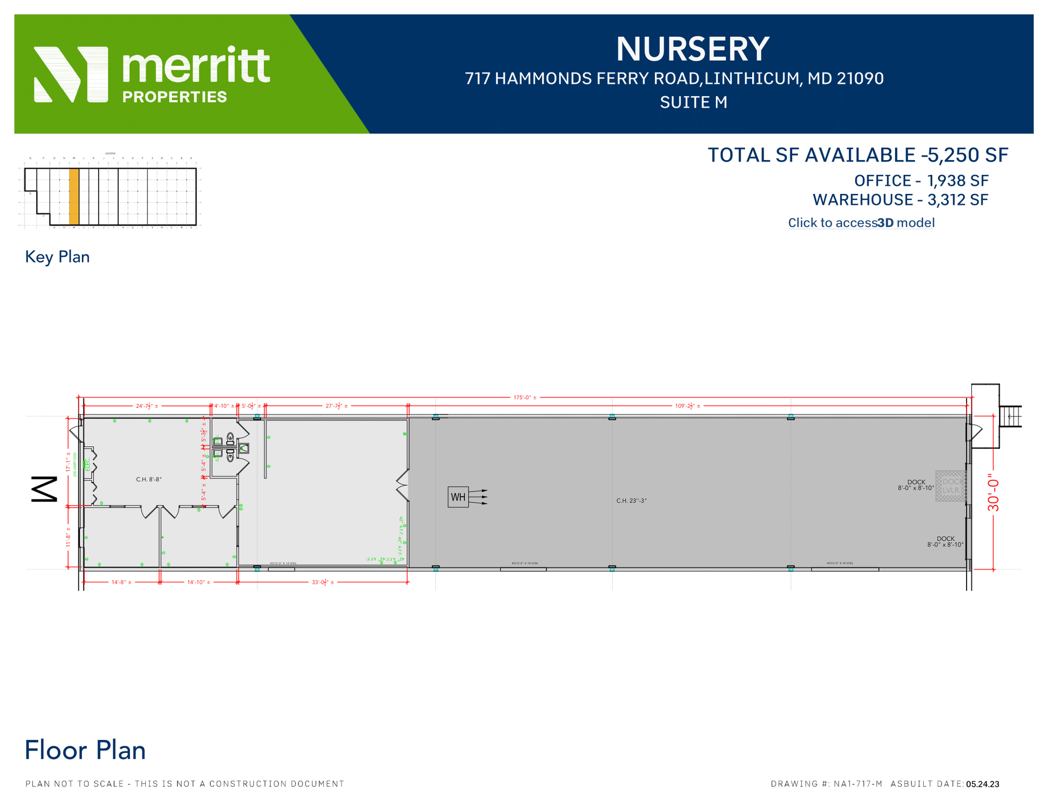 717 Hammonds Ferry Rd, Linthicum Heights, MD en alquiler Plano de la planta- Imagen 1 de 1