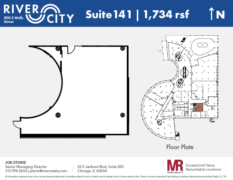 800 S Wells St, Chicago, IL en alquiler Plano de la planta- Imagen 1 de 1