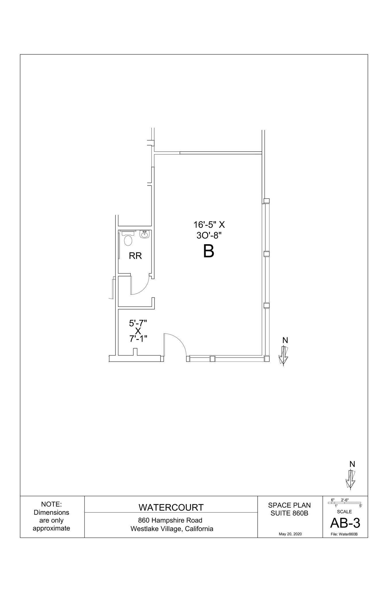 850 Hampshire Rd, Westlake Village, CA en alquiler Plano del sitio- Imagen 1 de 1