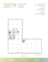 3307 M St NW, Washington, DC en alquiler Plano de la planta- Imagen 2 de 5