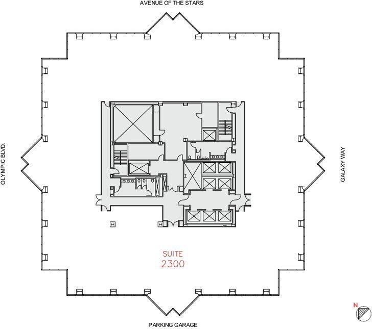 2121 Avenue of the Stars, Century City, CA en alquiler Plano de la planta- Imagen 1 de 1