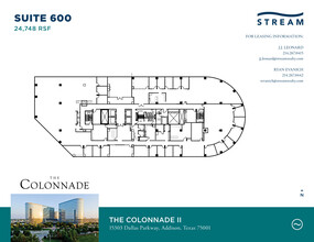 15301 N Dallas Pky, Addison, TX en alquiler Plano de la planta- Imagen 2 de 2