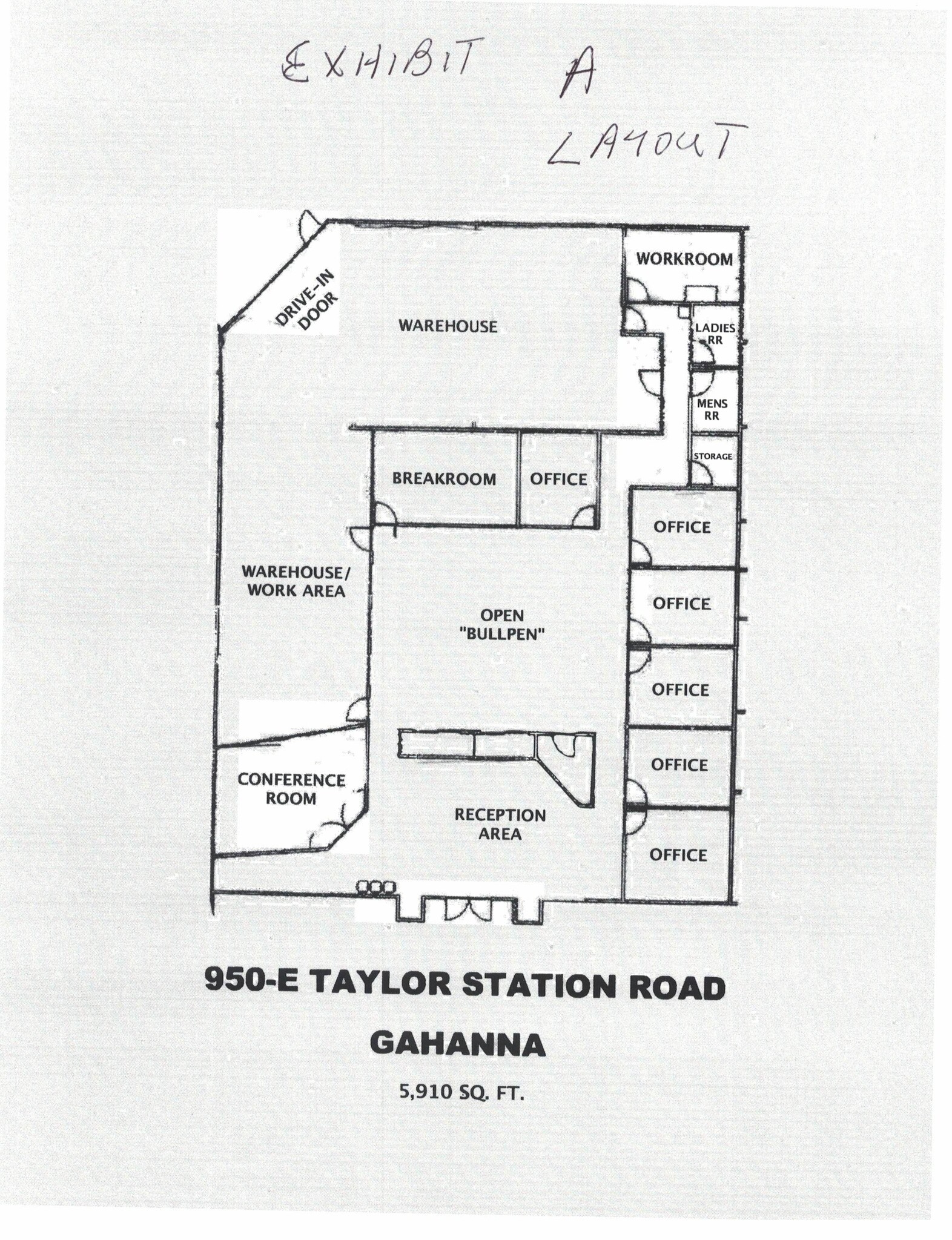 950 Taylor Station Rd, Gahanna, OH en alquiler Plano del sitio- Imagen 1 de 16