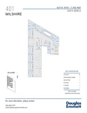 401 Wilshire Blvd, Santa Monica, CA en alquiler Plano de la planta- Imagen 1 de 1