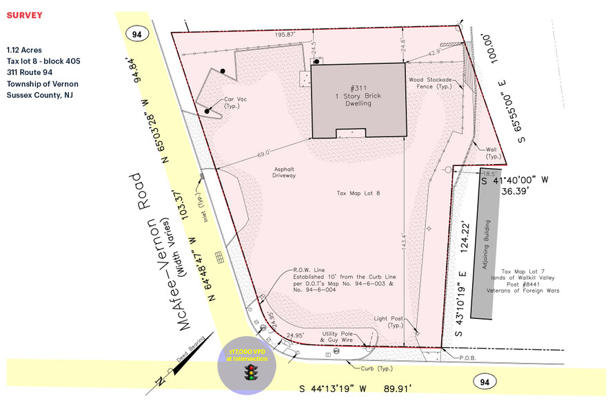 311 US-94, Vernon, NJ en alquiler - Plano del sitio - Imagen 3 de 3