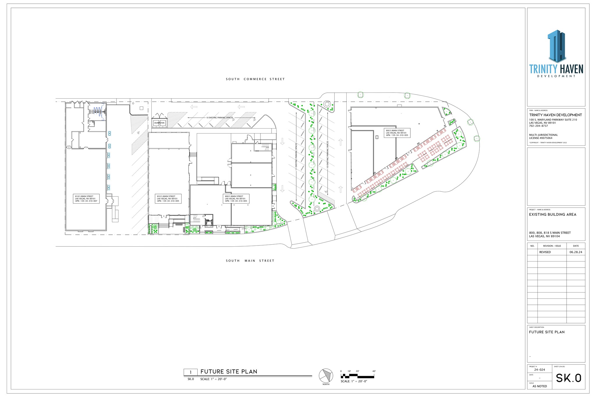 800 S Main St, Las Vegas, NV en alquiler Plano del sitio- Imagen 1 de 9