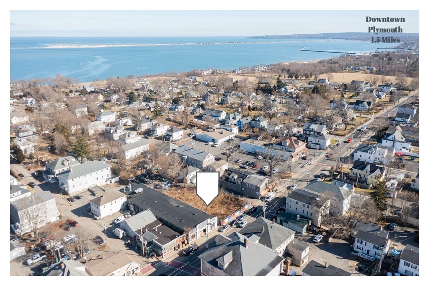 291 Court St, Plymouth, MA en venta - Vista aérea - Imagen 1 de 6