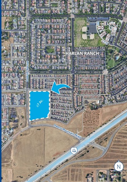 NEC DeWolf & Owens Mountain Parkway Ave, Clovis, CA en venta - Foto del edificio - Imagen 1 de 3