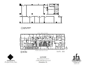 1500 John F Kennedy Blvd, Philadelphia, PA en alquiler Plano de la planta- Imagen 1 de 1