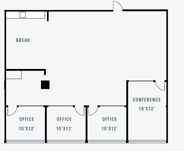 451 A St, San Diego, CA en alquiler Plano de la planta- Imagen 1 de 10