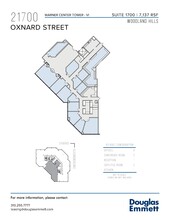 21700 Oxnard St, Woodland Hills, CA en alquiler Plano de la planta- Imagen 1 de 1