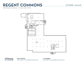 4000 Regent Blvd, Irving, TX en alquiler Plano de la planta- Imagen 1 de 1