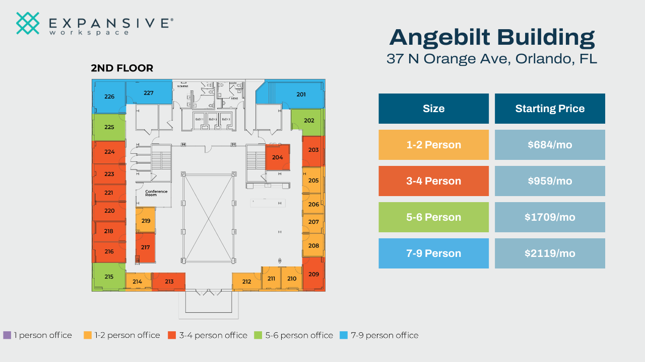 37 N Orange Ave, Orlando, FL en alquiler Plano de la planta- Imagen 1 de 5