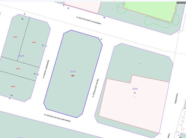 Más detalles de Rector Peset Aleixandre, Miguel Hernandez, Albal - Terreno en venta