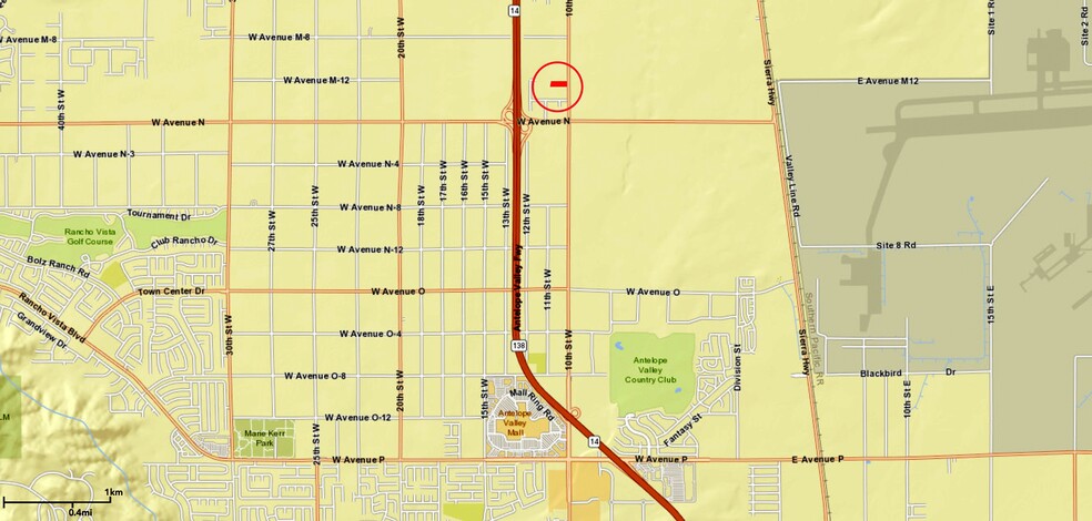 10th St W, Palmdale, CA en venta - Vista aérea - Imagen 2 de 3