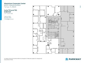 600 N Westshore Blvd, Tampa, FL en alquiler Plano de la planta- Imagen 2 de 4