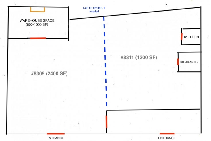 8309-8325 Camp Bowie W Blvd, Fort Worth, TX en alquiler Plano de la planta- Imagen 1 de 1