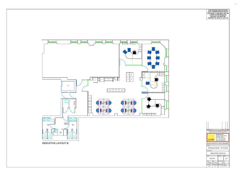 20 Renfield St, Glasgow en alquiler - Plano de la planta - Imagen 2 de 10