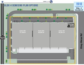 Otay Mesa Rd, San Diego, CA en alquiler Plano de la planta- Imagen 1 de 2