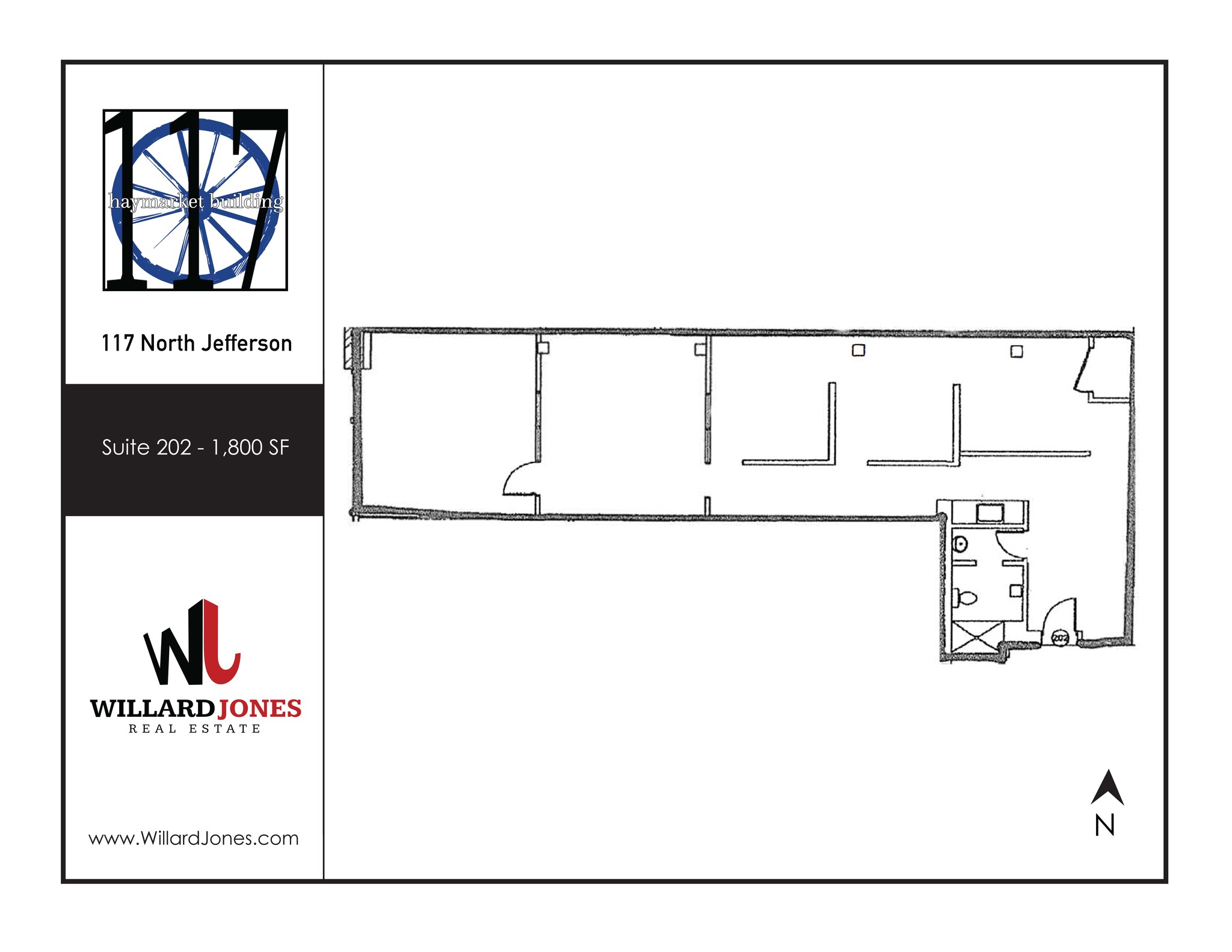 117-121 N Jefferson St, Chicago, IL en alquiler Plano de la planta- Imagen 1 de 1