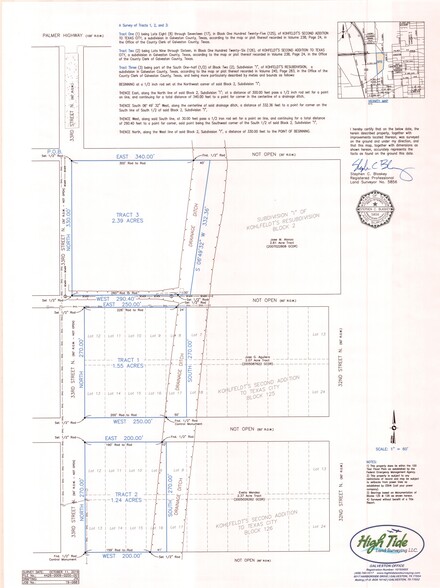 1764 Palmer Hwy & 33rd St N, Texas City, TX en venta - Plano del sitio - Imagen 3 de 3