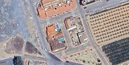 Abarán, MUR - Aérea  vista de mapa