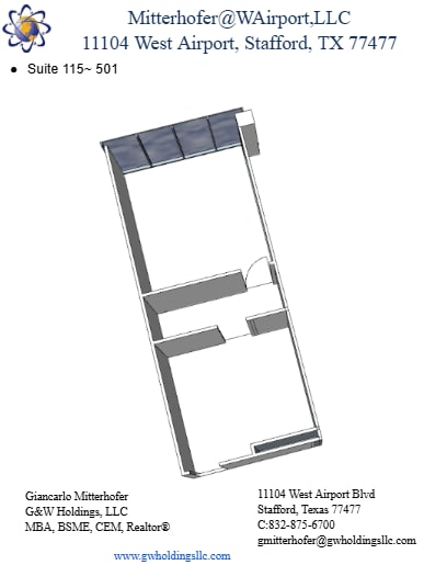 11104 W Airport Blvd, Stafford, TX en alquiler Plano de la planta- Imagen 1 de 1