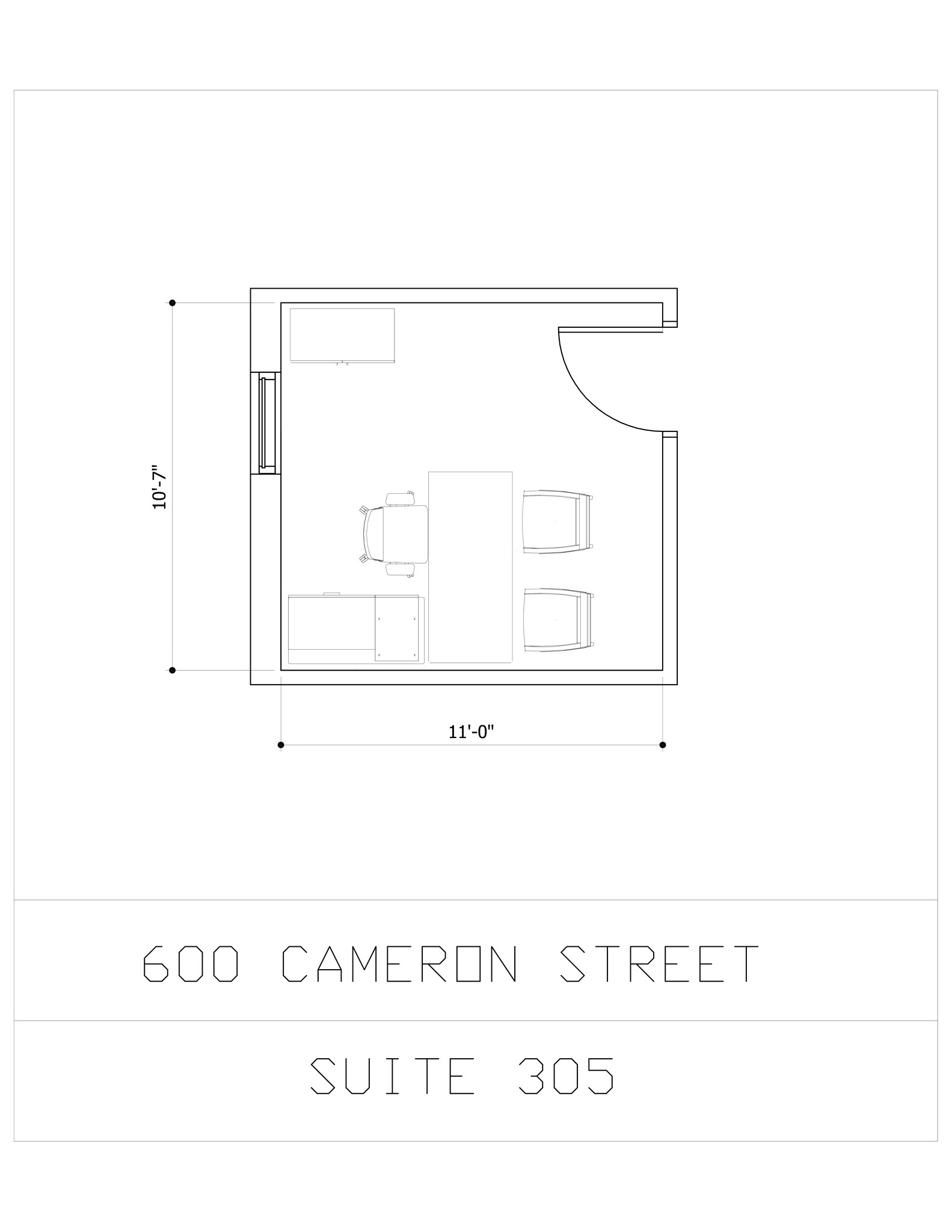 600 Cameron St, Alexandria, VA en alquiler Plano del sitio- Imagen 1 de 3