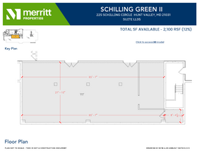 215 Schilling Cir, Hunt Valley, MD en alquiler Plano de la planta- Imagen 2 de 2