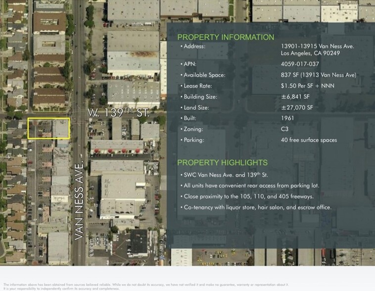 13901-13915 Van Ness Ave, Gardena, CA en alquiler - Foto del edificio - Imagen 3 de 15