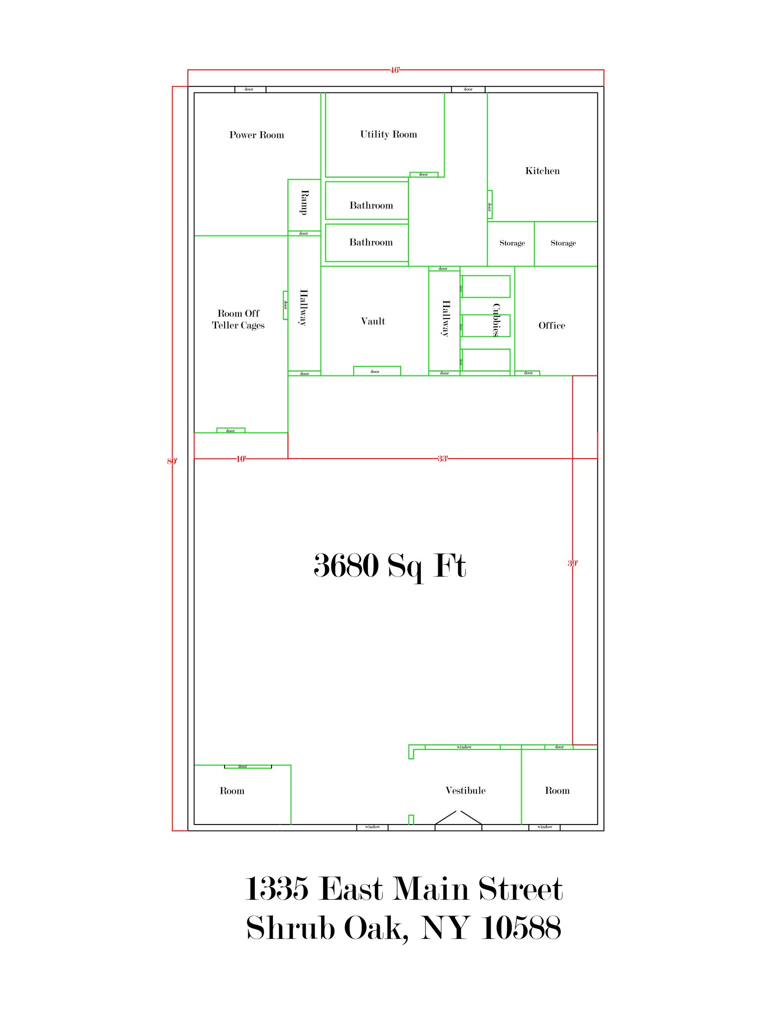 1366 E Main St, Shrub Oak, NY en alquiler Plano del sitio- Imagen 1 de 15