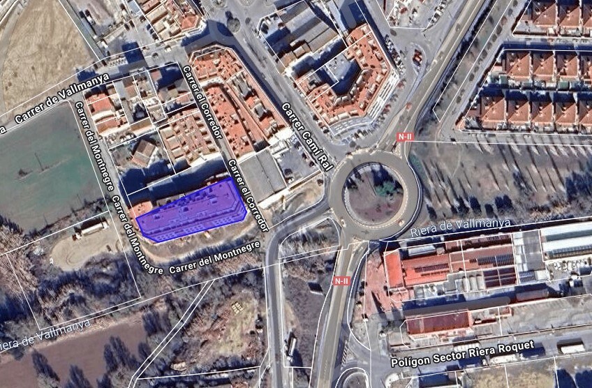 Carrer Montnegre, 17, Tordera, Barcelona en venta - Plano de solar - Imagen 2 de 2