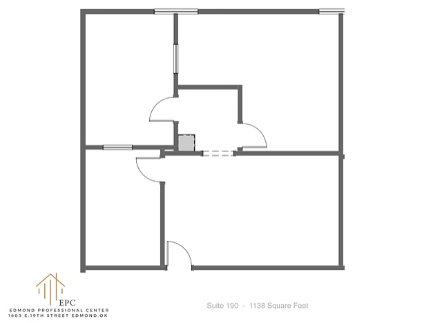 1603 E 19th St, Edmond, OK en alquiler Plano de la planta- Imagen 1 de 5